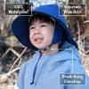 JAN & JUL Waterproof Rain Hat for Toddlers and Kids(Nebula Blue)