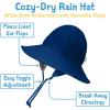 JAN & JUL Waterproof Rain Hat for Toddlers and Kids(Nebula Blue)