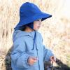 JAN & JUL Waterproof Rain Hat for Toddlers and Kids(Nebula Blue)
