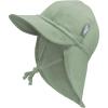 JAN & JUL Sun Soft Baby Cap | Cotton Neck Flap Hat for Littles(Juniper Green)