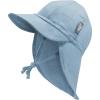 JAN & JUL Sun Soft Baby Cap | Cotton Neck Flap Hat for Littles(Stormy Blue)