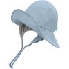 JAN & JUL Waterproof Rain Hat for Toddlers and Kids(Dusty Blue)