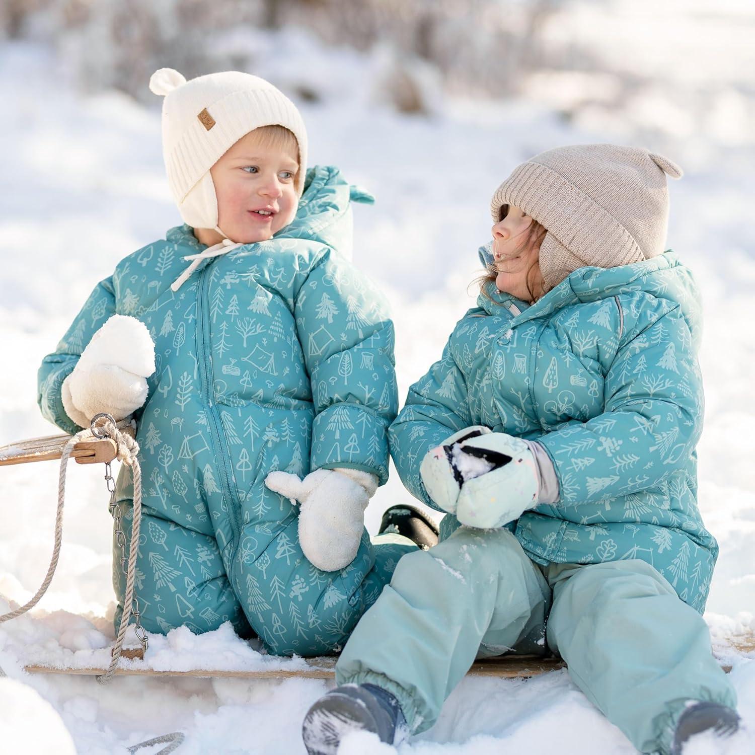 imageJAN ampamp JUL Waterproof Insulated Puffy Suit for Babies and ToddlersGreen Grove