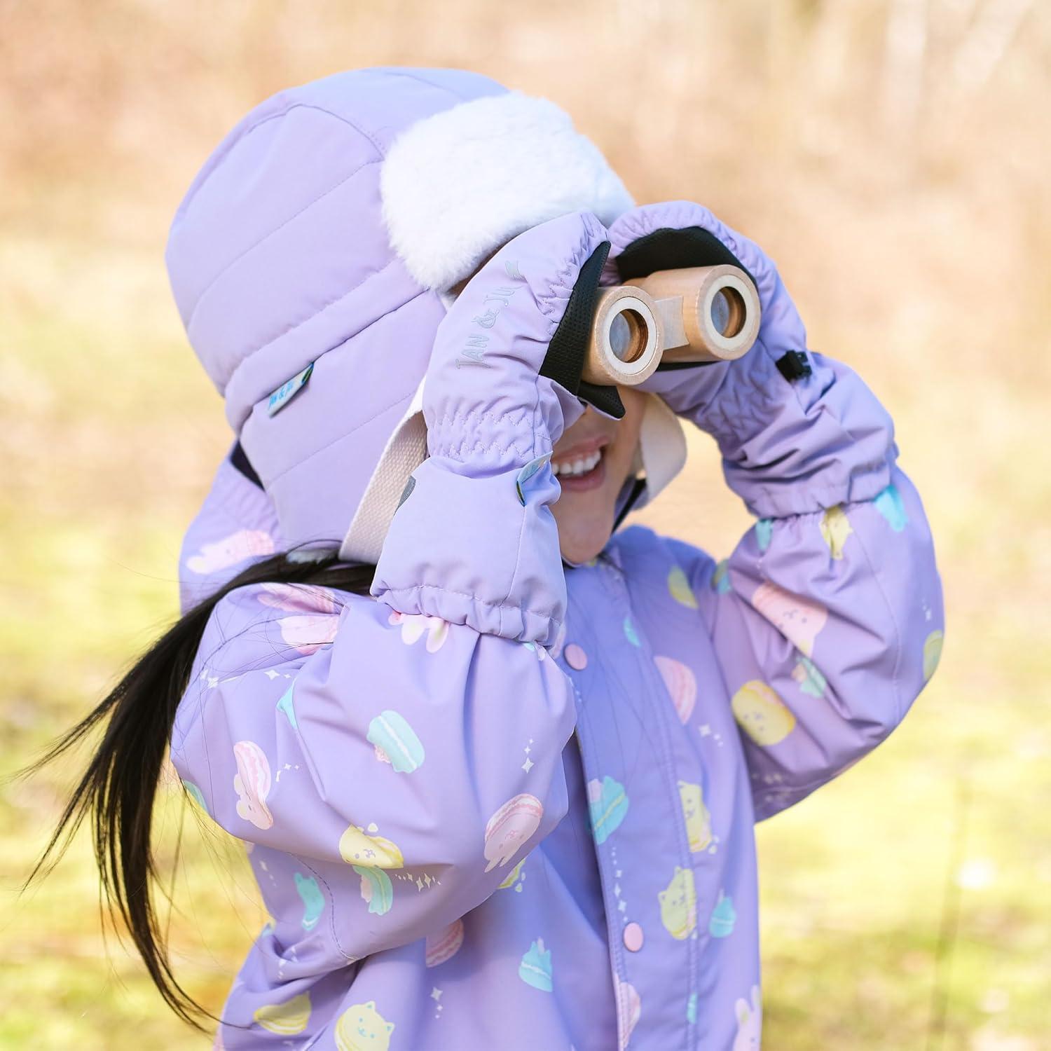 imageJAN ampamp JUL Waterproof Rain Mittens for Babies and ToddlersLavender