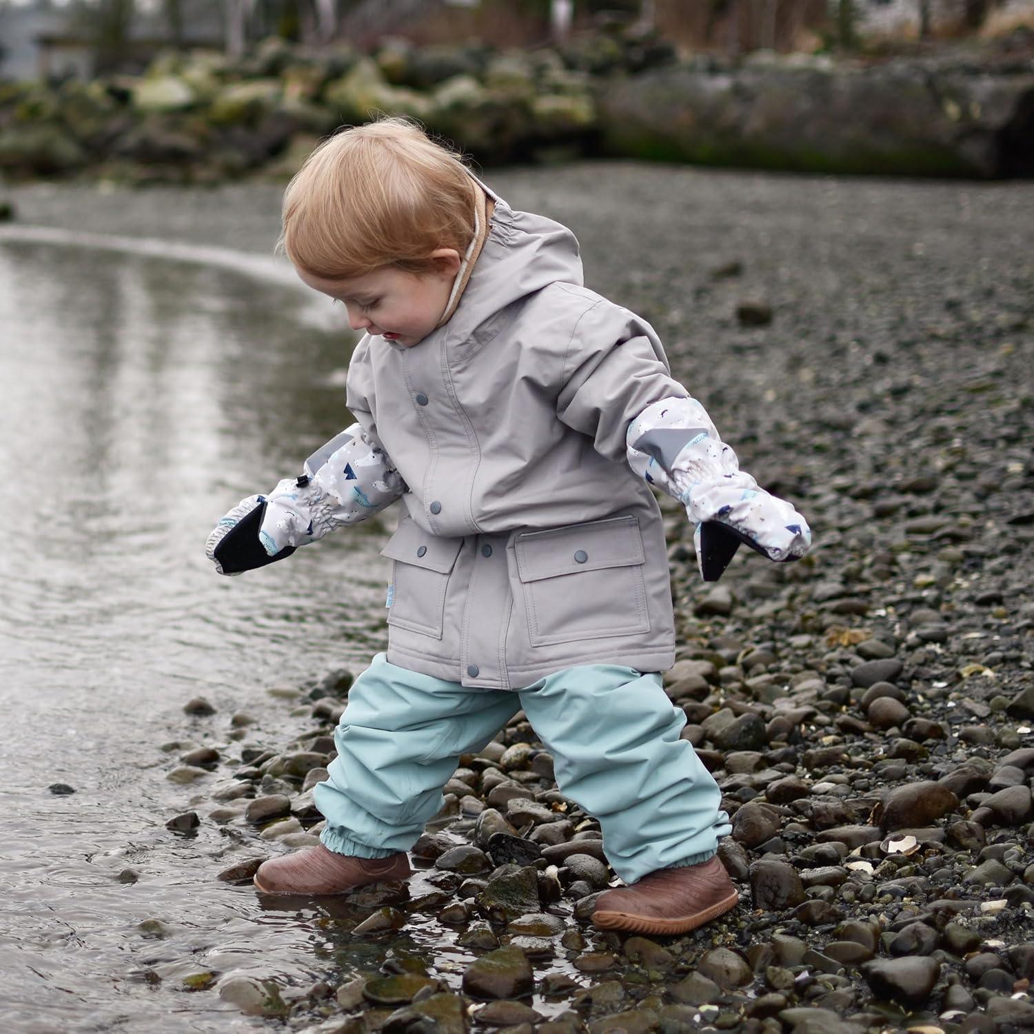 imageJAN ampamp JUL Waterproof Rain Mittens for Babies and ToddlersPolar Pals