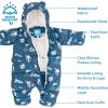 JAN & JUL Waterproof Insulated Puffy Suit for Babies and Toddlers(Arctic)