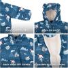 JAN & JUL Waterproof Insulated Puffy Suit for Babies and Toddlers(Arctic)