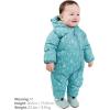 JAN & JUL Waterproof Insulated Puffy Suit for Babies and Toddlers(Green Grove)