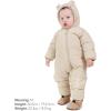 JAN & JUL Waterproof Insulated Puffy Suit for Babies and Toddlers(Oat)