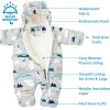 JAN & JUL Waterproof Insulated Puffy Suit for Babies and Toddlers(Polar Pals)