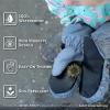 JAN & JUL Waterproof Rain Mittens for Babies and Toddlers(Heather Grey)