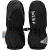 JAN & JUL Waterproof Rain Mittens for Babies and Toddlers(Black)