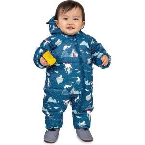 JAN & JUL Waterproof Insulated Puffy Suit for Babies and Toddlers(Arctic)