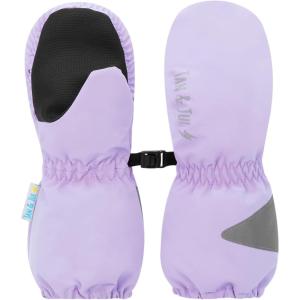 JAN & JUL Waterproof Rain Mittens for Babies and Toddlers(Lavender)