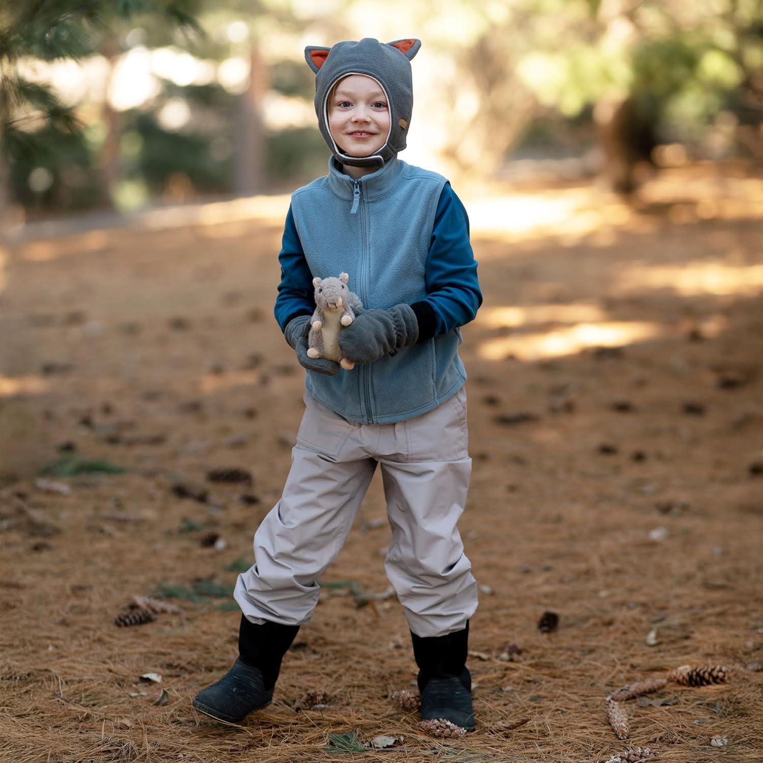 imageJAN ampamp JUL Waterproof Rain Pants for Toddlers and KidsPuddledry Greystone