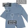 JAN & JUL Swim Trunks for Toddlers and Kids(Blue Grey)