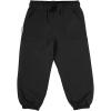 JAN & JUL Waterproof Rain Pants for Toddlers and Kids(Single Layer: Black)