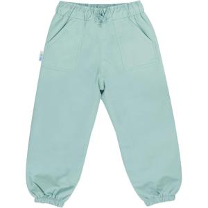 JAN & JUL Waterproof Rain Pants for Toddlers and Kids(Puddle-dry: Dusty Mint)