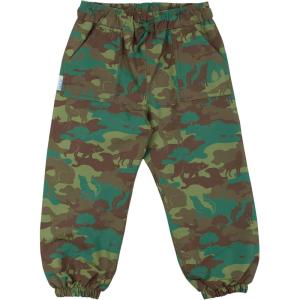 JAN & JUL Waterproof Rain Pants for Toddlers and Kids(Single Layer: Woodland Camo)