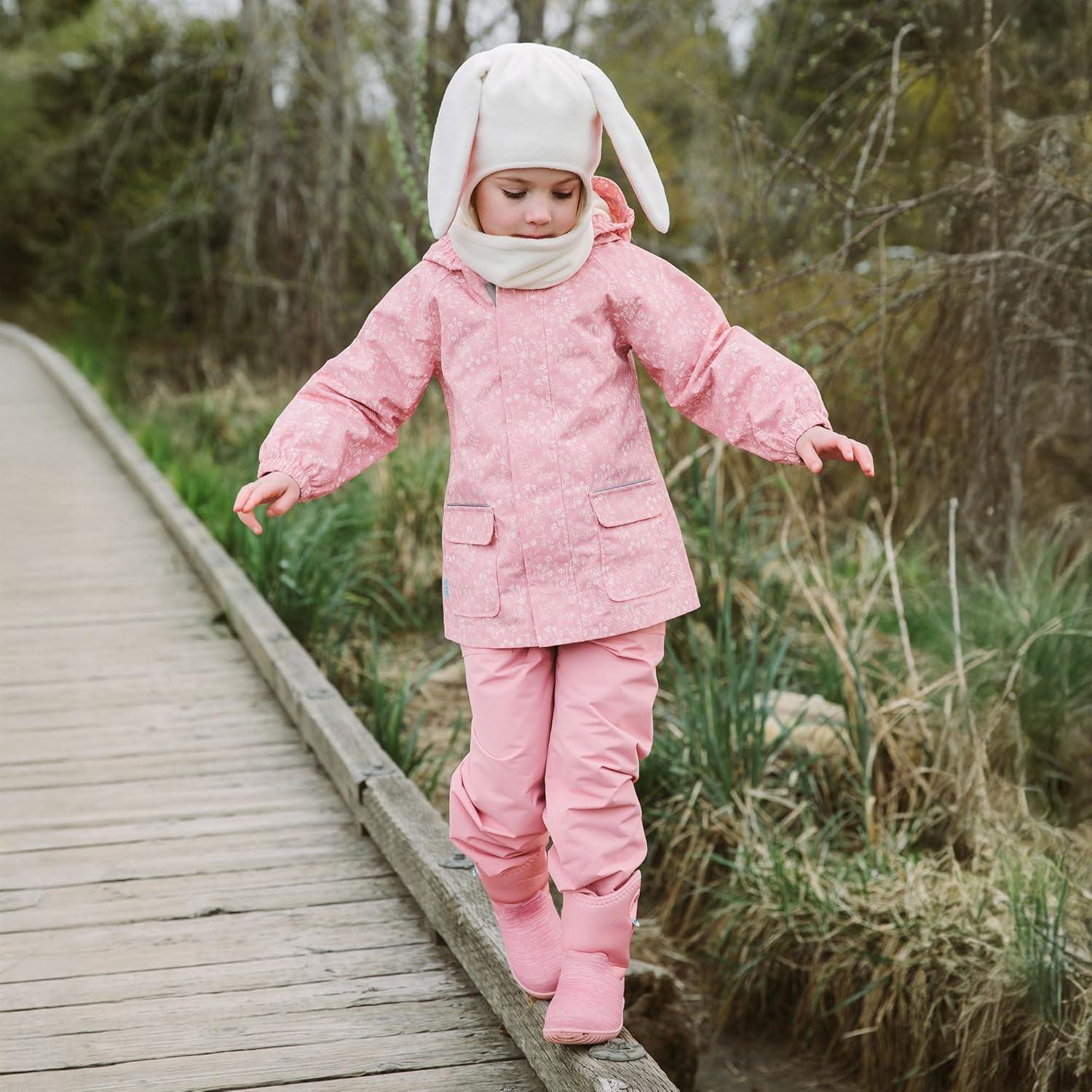imageJAN ampamp JUL Waterproof Rain Pants for GirlsSingle Layer Dusty Pink