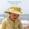 JAN & JUL Junior Jasper Hat for Kids, 50+ UPF Cotton, Size Adjustable(Yellow)