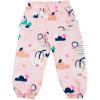 JAN & JUL Waterproof Rain Pants for Girls(Single Layer: Dreamscape)