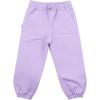 JAN & JUL Waterproof Rain Pants for Girls(Single Layer: Lavender)