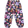 JAN & JUL Waterproof Rain Pants for Girls(Single Layer: Winter Flowers)
