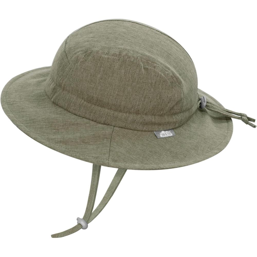imageJAN ampamp JUL QuickDry SunHat for Toddlers and KidsArmy Green
