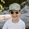 JAN & JUL Aqua-Dry Sunlite Cap for Toddlers and Kids(Jungle Safari)