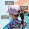 JAN & JUL Aqua-Dry Sunlite Cap for Toddlers and Kids(Lavender)