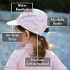 JAN & JUL Aqua-Dry Sunlite Cap for Toddlers and Kids(Pink Prairie)