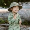 JAN & JUL Quick-Dry Sun-Hat for Toddlers and Kids(Army Green)