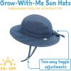 JAN & JUL Quick-Dry Sun-Hat for Toddlers and Kids(Blue)