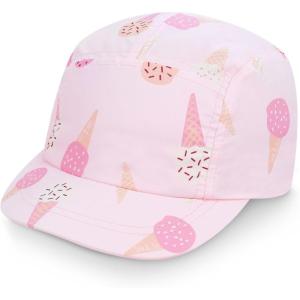 JAN & JUL Aqua-Dry Sunlite Cap for Toddlers and Kids(Pink Ice Cream)