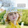 JAN & JUL Adjustable Cotton Floppy Sun Hat with 50+ UPF Protection for Boys(Dino Kids)