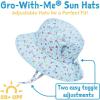 JAN & JUL Girls’ Grow-with-Me Cotton Bucket Sun-Hats for Baby and Kids(Pink Tie-dye)