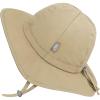 JAN & JUL Adjustable Cotton Floppy Sun Hat with 50+ UPF Protection for Boys(Olive Khaki)
