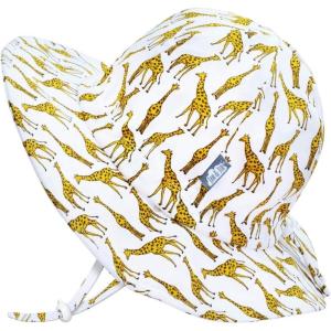 JAN & JUL Adjustable Cotton Floppy Sun Hat with 50+ UPF Protection for Boys(Giraffe)