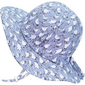 JAN & JUL Adjustable Cotton Floppy Sun Hat with 50+ UPF Protection for Boys(Goose)