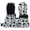 JAN & JUL Boys’ Stay-On Snow Mittens Waterproof Insulated(No Thumb: Bear Cub (Rated: -15 ℃))