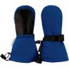 JAN & JUL Boys’ Stay-On Snow Mittens Waterproof Insulated(No Thumb: Nebula Blue (Rated: -15 ℃))