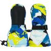 JAN & JUL Boys’ Stay-On Snow Mittens Waterproof Insulated(No Thumb: Neon Peaks (Rated: -15 ℃))
