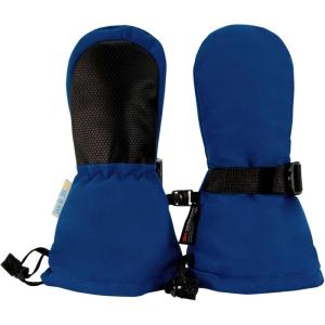 JAN & JUL Boys’ Stay-On Snow Mittens Waterproof Insulated(No Thumb: Nebula Blue (Rated: -15 ℃))