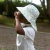 JAN & JUL Girls’ Grow-with-Me Cotton Xplorer Sun Hat with Large Brim(Ash Grey)