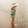 JAN & JUL Girls’ Grow-with-Me Cotton Xplorer Sun Hat with Large Brim(Sand)
