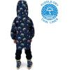 JAN & JUL Waterproof Rain Jacket, Raincoat for Kids(Thin-lined: Big Trucks)
