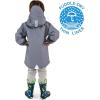 JAN & JUL Waterproof Rain Jacket, Raincoat for Kids(Thin-lined: Heather Grey)