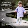 JAN & JUL Waterproof Rain Jacket, Raincoat for Kids(Thin-lined: Jungle Nights)