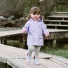 JAN & JUL Waterproof Rain Jacket, Raincoat for Kids(Thin-lined: Lavender)